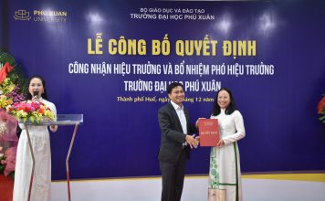 Female principal takes over the role of Professor Dam Quang Minh