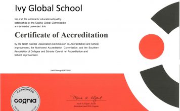 Ivy Global School earns Cognia accreditation